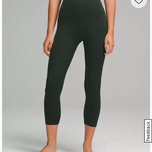 lululemon Align™ High-Rise Crop with Pockets 23
Legacy Green Size 4